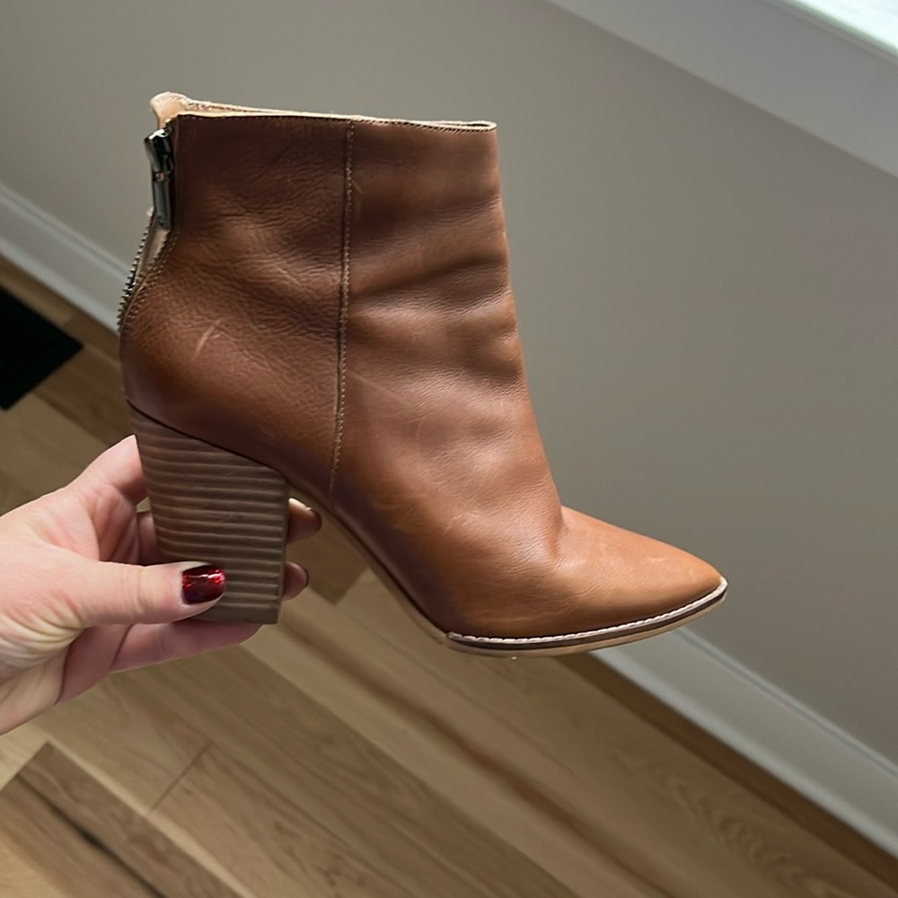 Lucky Brand Cognac Brown Bootie